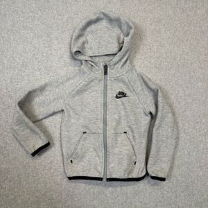 Nike 2T 1-2 Years Toddler Grey Full Zip Hooded Jacket Coat